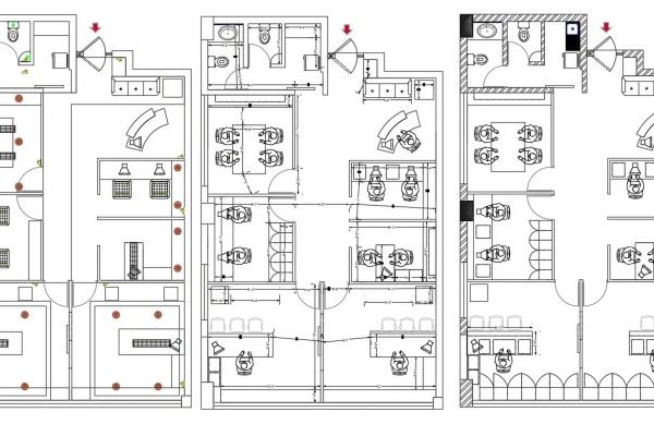 Desain ruang kerja autocad